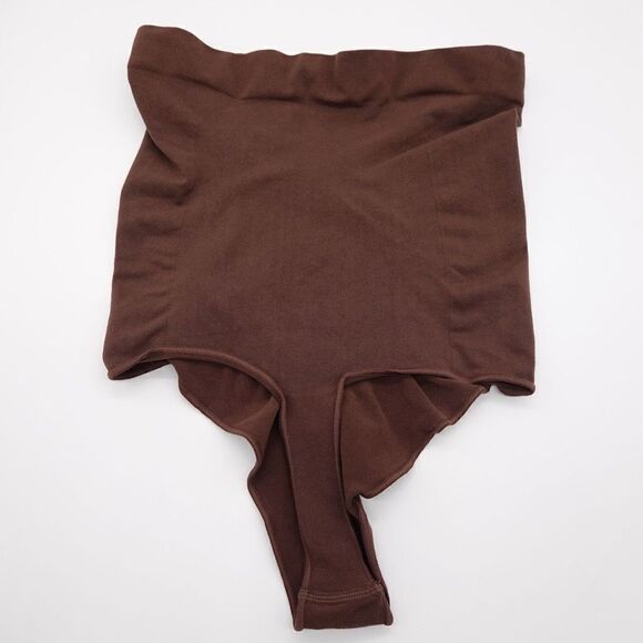 SKIMS Seamless Sculpt High-Waisted Thong Cocoa Size 4X/5X SH-HWT-011 - Picture 2 of 4